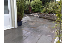 New Patio at rear of house - Tavenspite