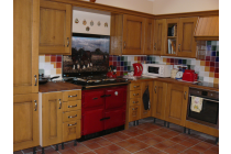 Fitted kitchen and tiled floor St. Davids